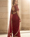 Maroon Silk Saree | Wedding & Festive Wear