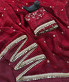 Maroon Silk Saree | Wedding & Festive Wear