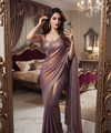 Metallic Bronze Silk Saree | Wedding & Festive Wear