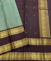 Mint Green Kanjivaram Silk Saree | Festive & Party Wear