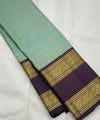 Mint Green Kanjivaram Silk Saree | Festive & Party Wear