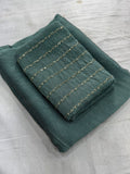 Mint Green Rangoli Crush Saree with Sequin Bits Blouse | RD VIAANA