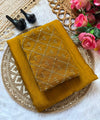 Mustard Bollywood Designer Saree | Party & Festive Wear