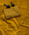 Mustard Bollywood Designer Saree | Party & Festive Wear