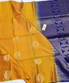 Mustard Yellow Banarasi Silk Saree | Festive & Party Wear