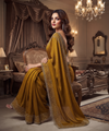 Mustard Yellow Silk Saree | Wedding & Festive Wear