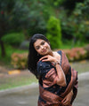Navy Blue Banarasi Silk Saree | Traditional Wedding Wear