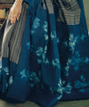 Navy Blue Banarasi Silk Saree | Traditional Zari Weave