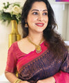 Navy Blue Banarasi Silk Saree | Traditional Zari Weave