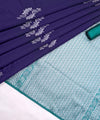 Navy Blue Banarasi Silk Saree | Wedding & Reception Wear