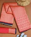 Navy Blue Banarasi Silk Saree | Wedding & Reception Wear