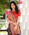 Navy Blue Cotton Saree | Office & Casual Wear