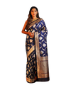 Navy Blue Paithani Silk Saree | Bridal & Festive Wear