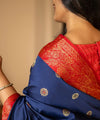 Navy Blue Paithani Silk Saree | Festival & Ceremony Wear