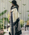 Off White Banarasi Silk Saree | Ethnic Wear for Women
