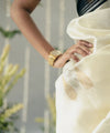 Off White Banarasi Silk Saree | Ethnic Wear for Women