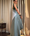 Off White Banarasi Silk Saree | Festival & Ceremony Wear