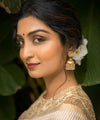 Off White Banarasi Silk Saree | Festive & Party Wear