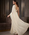 Off White Bollywood Designer Saree | Party & Festive Wear