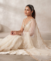 Off White Bollywood Designer Saree | Party & Festive Wear