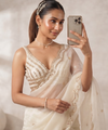 Off White Bollywood Designer Saree | Party & Festive Wear