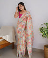 Off White Cotton Saree | Festival & Ceremony Wear