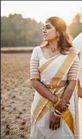 Off White Cotton Saree | Festival & Ceremony Wear