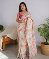 Off White Cotton Saree | Festival & Ceremony Wear