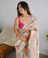 Off White Cotton Saree | Festival & Ceremony Wear