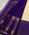 Off White Kanjivaram Silk Saree | Festival & Ceremony Wear