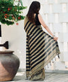 Olive Green Banarasi Silk Saree | Wedding & Festive Wear