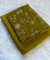 Olive Green Bollywood Designer Saree | Party & Festive Wear