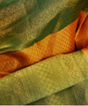 Olive Green Kanjivaram Silk Saree | Festival & Ceremony Wear