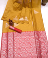 Orange Banarasi Silk Saree | Festival & Ceremony Wear