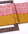 Orange Banarasi Silk Saree | Festival & Ceremony Wear