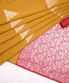 Orange Banarasi Silk Saree | Festival & Ceremony Wear