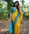 Orange Banarasi Silk Saree | Wedding & Festive Wear