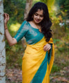 Orange Banarasi Silk Saree | Wedding & Festive Wear