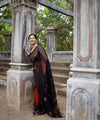 Orange Jacquard Silk Saree | Wedding & Reception Wear