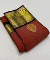 Orange Kanjivaram Silk Saree | Ethnic Wear for Women