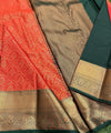 Orange Kanjivaram Silk Saree | Festival & Ceremony Wear