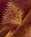 Orange Kanjivaram Silk Saree | Traditional Wedding Wear