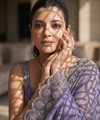 Orchid Satin Saree with Zari Weaving & Siroski Border | RD TANISHKA
