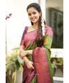Parrot Banarasi Silk Saree | Traditional Wedding Wear