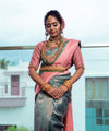 Peacock Green Banarasi Silk Saree | Festival & Ceremony Wear