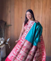 Peacock Jacquard Silk Saree | Wedding & Reception Wear