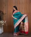 Peacock Jacquard Silk Saree | Wedding & Reception Wear