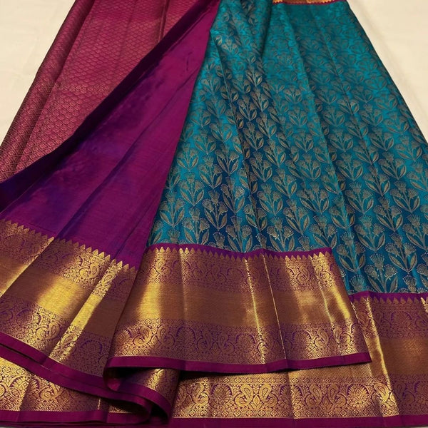 Peacock Kanjivaram Silk Saree | Bridal & Festive Wear