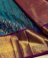 Peacock Kanjivaram Silk Saree | Bridal & Festive Wear