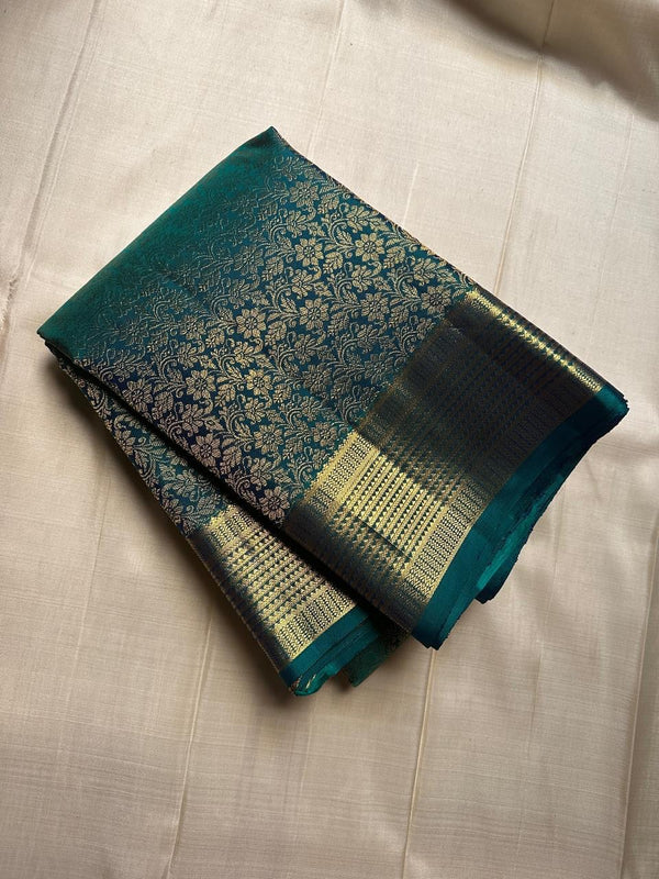 Peacock Kanjivaram Silk Saree | Wedding & Reception Wear